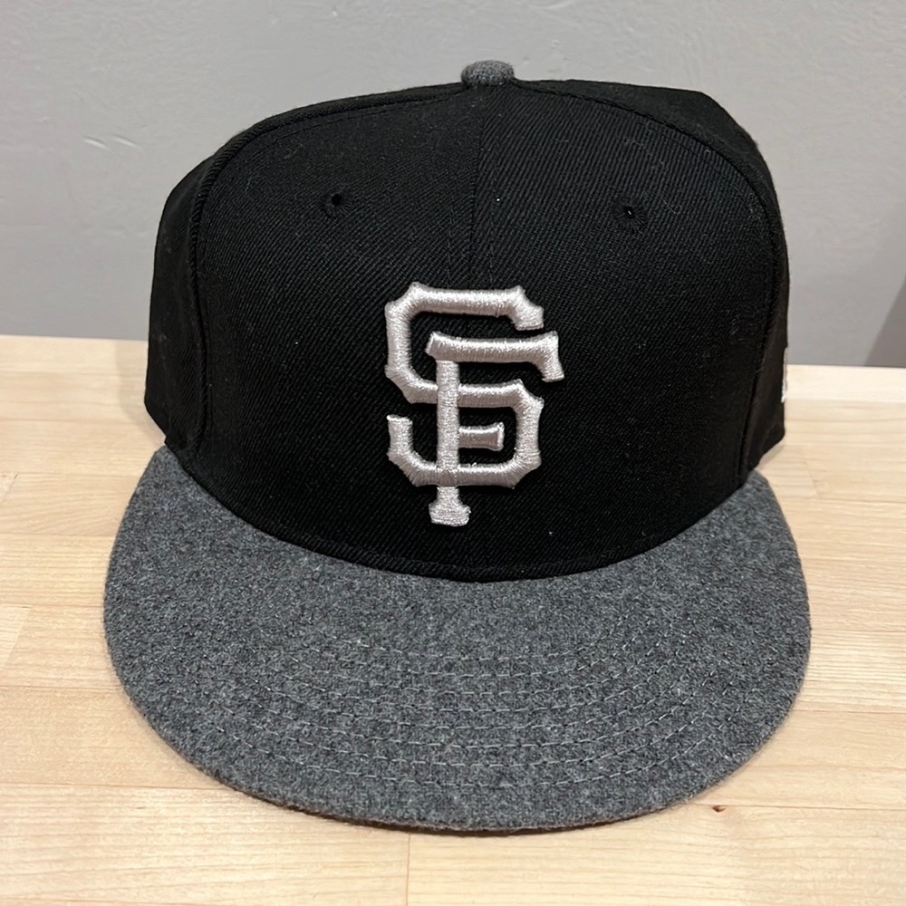 San Francisco Giants black/gray snapback hat cap New Era 9fifty